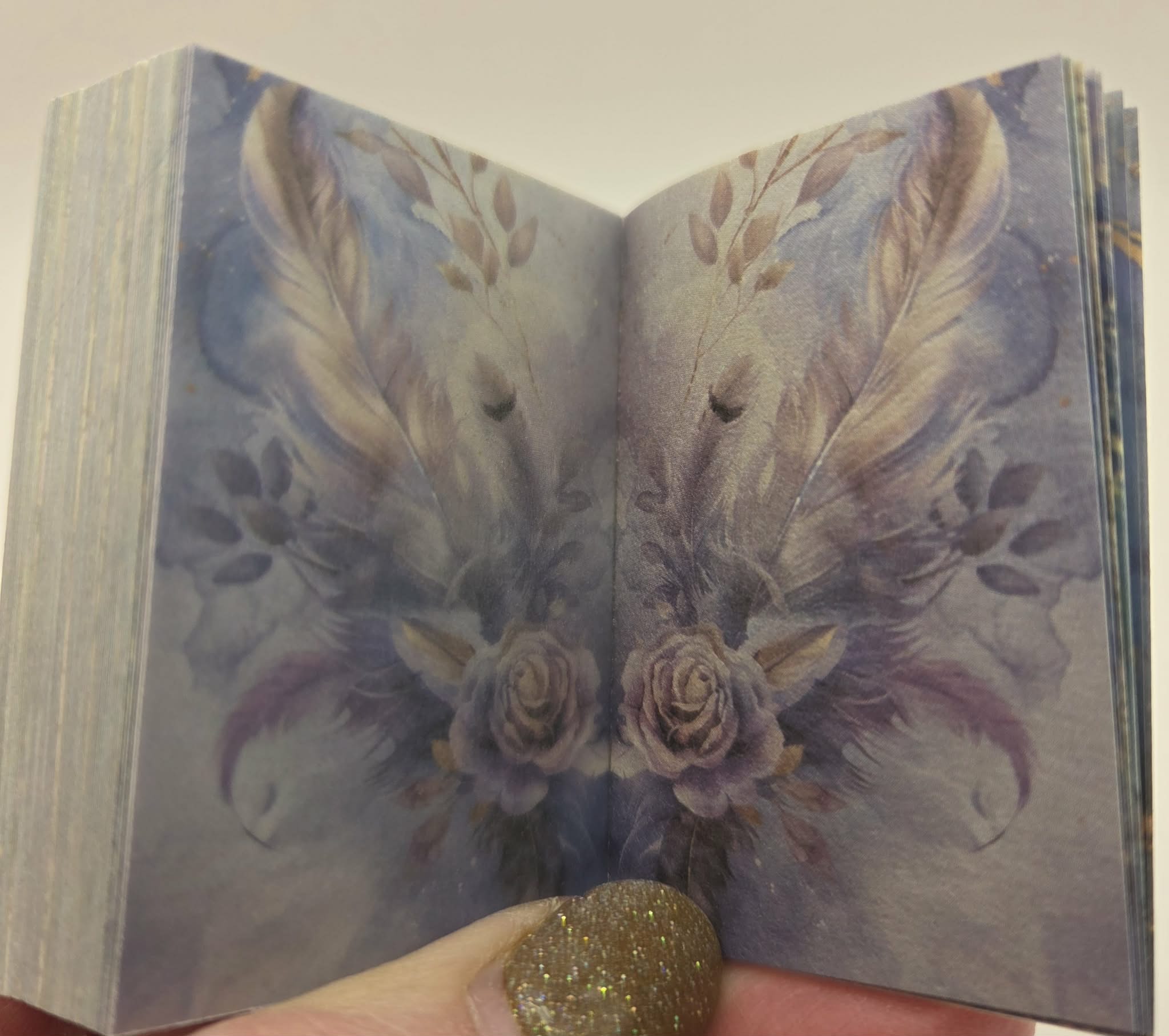 Mini Ephemera books - Purple Memories