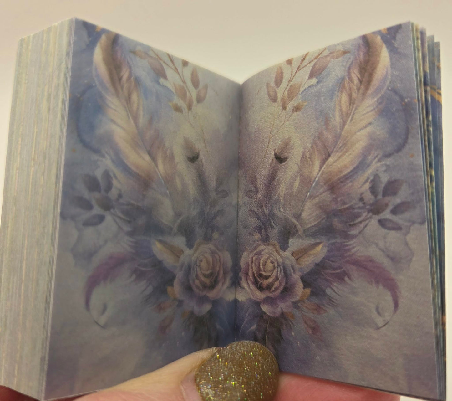 Mini Ephemera books - Purple Memories