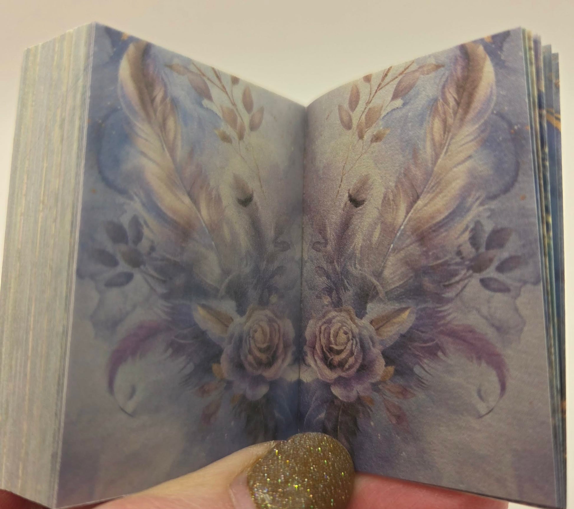 Mini Ephemera books - Purple Memories