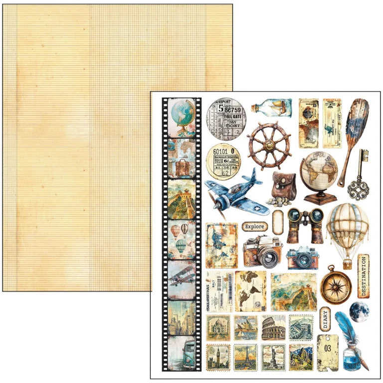 Ciao Bella -Mixed Media Book Journey Ahead