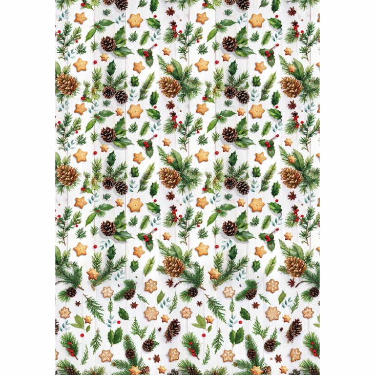 Ciao Bella - Rice Papers -A5 Set  - Hot Cocoa & Holly