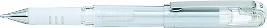 Pentel Hybrid Gel Grip Delux Roller - White 1.0mm Ball