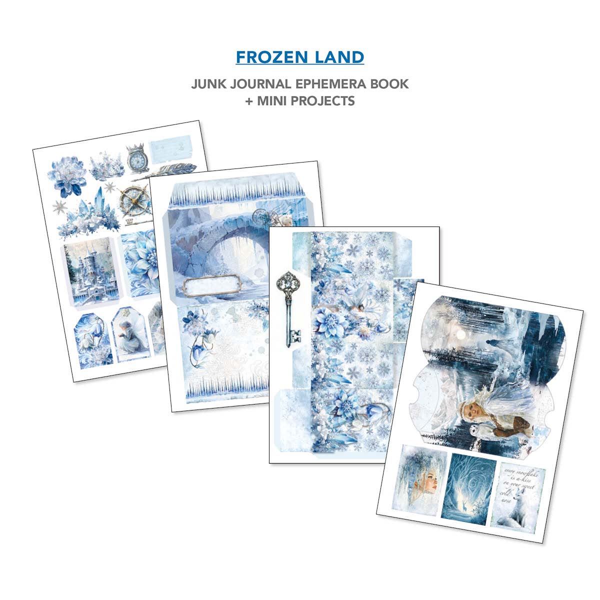 Ciao Bella - Junk Journal & Ephemera Book - Frozen Land