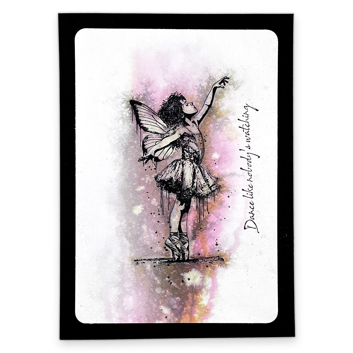 Cosmic Shimmer - Andy Skinner  Pre Cut Mounted Stamp - Dance