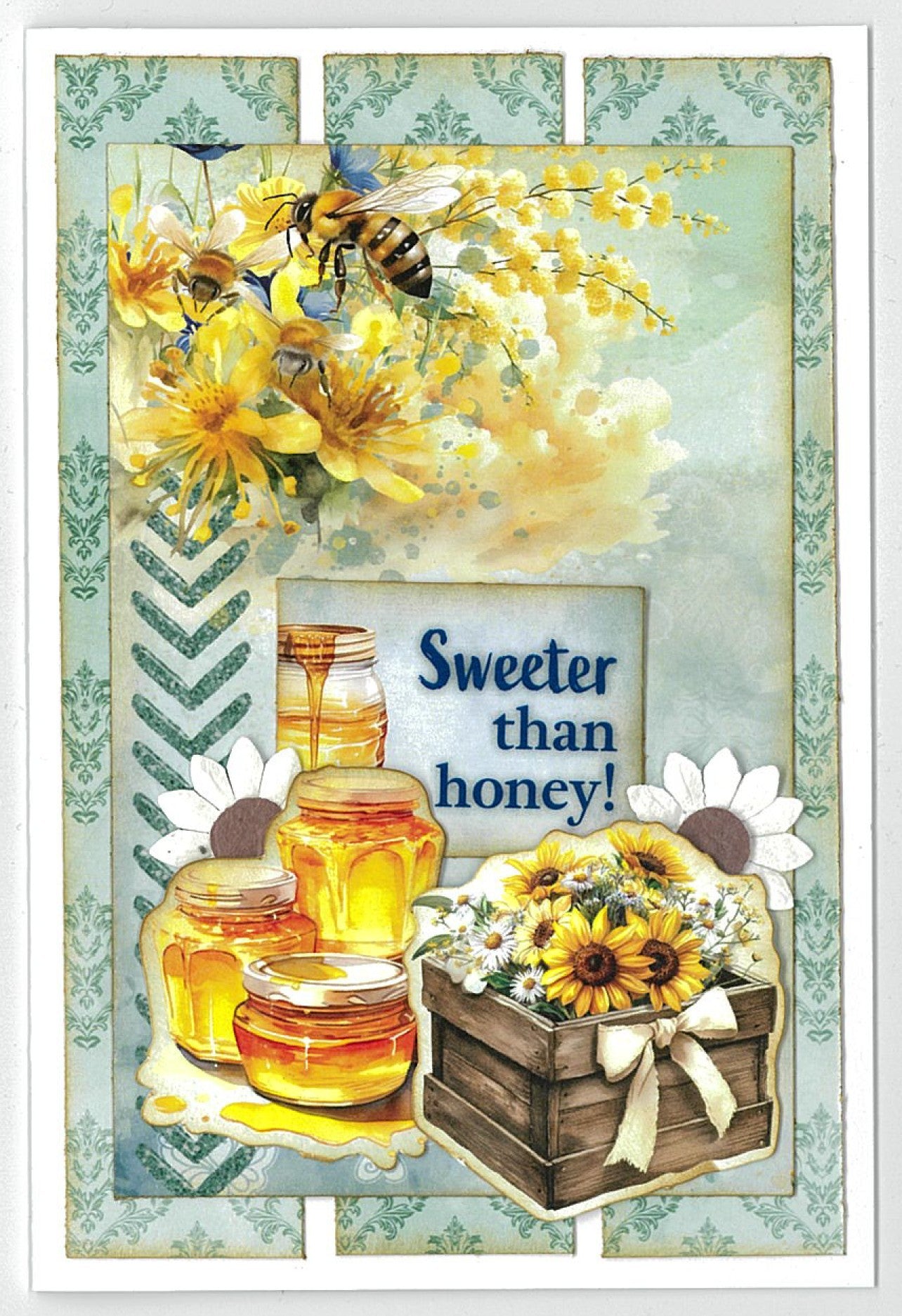 3 Quarter Designs - Honey Fields Collection 6x4 Card Pack
