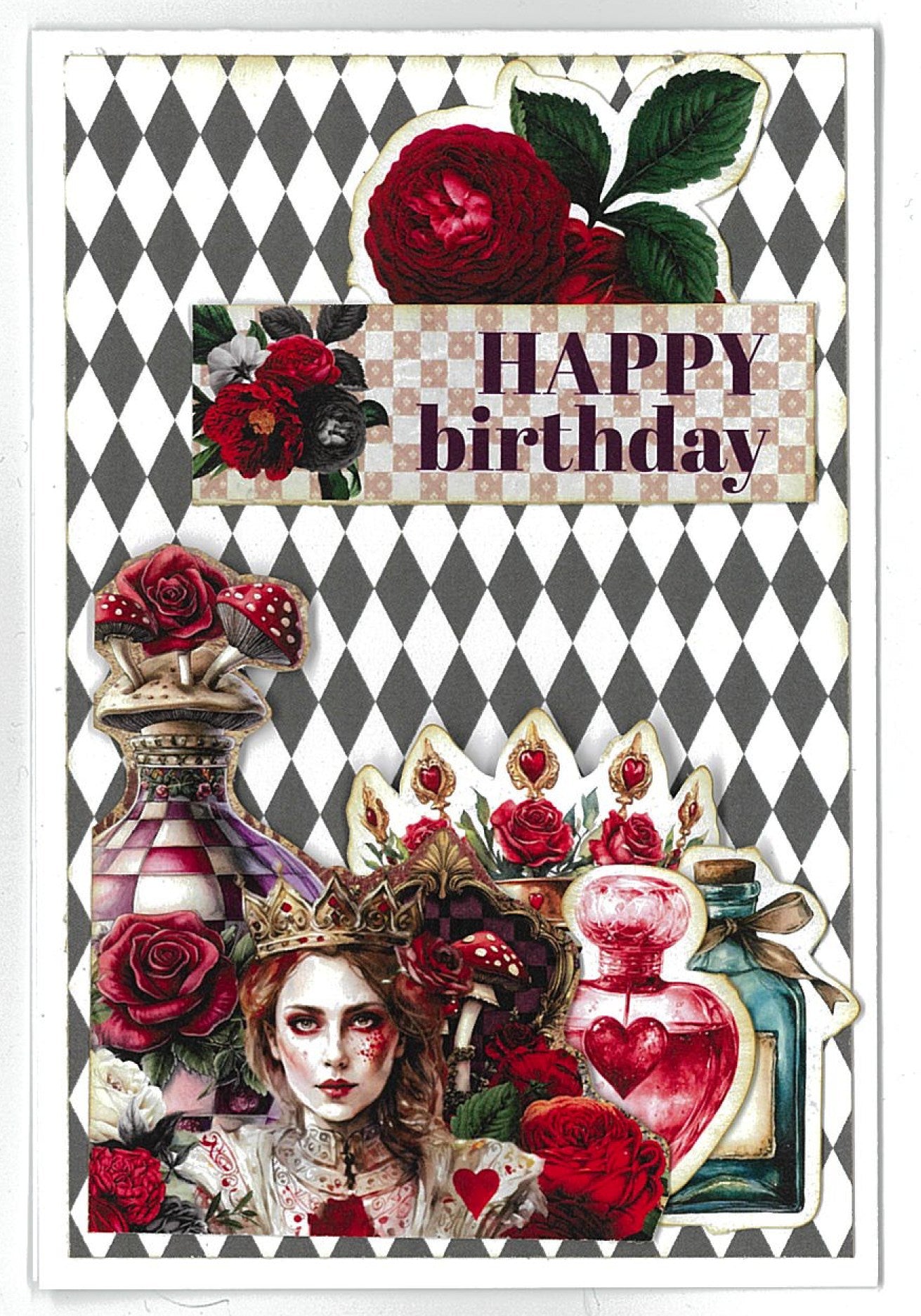 3 Quarter Designs - Red Queen Collection 6x4 Card Pack