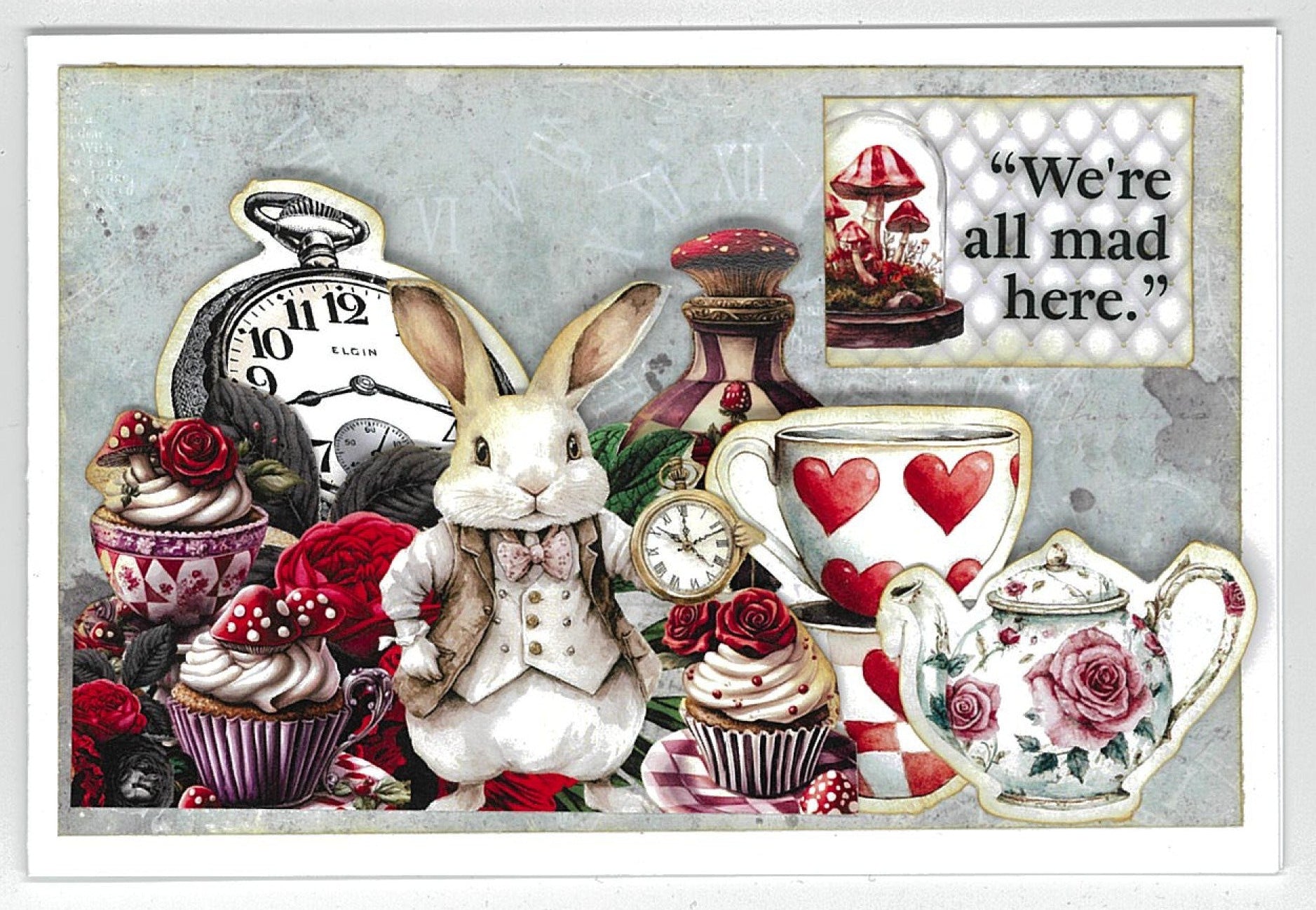 3 Quarter Designs - Red Queen Collection 6x4 Card Pack