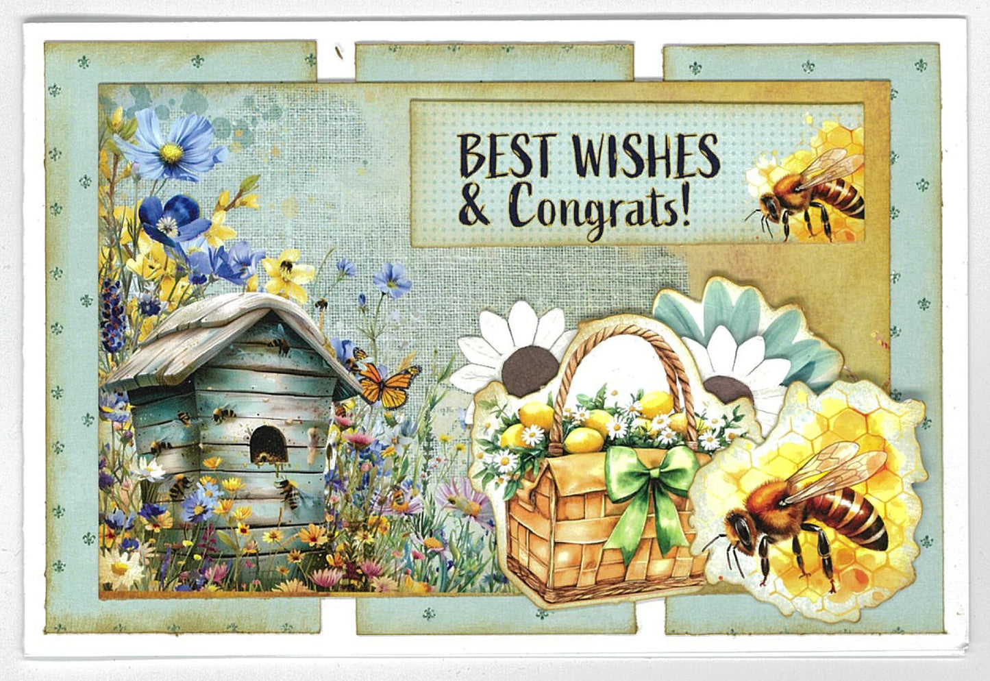 3 Quarter Designs - Honey Fields Collection 6x4 Card Pack