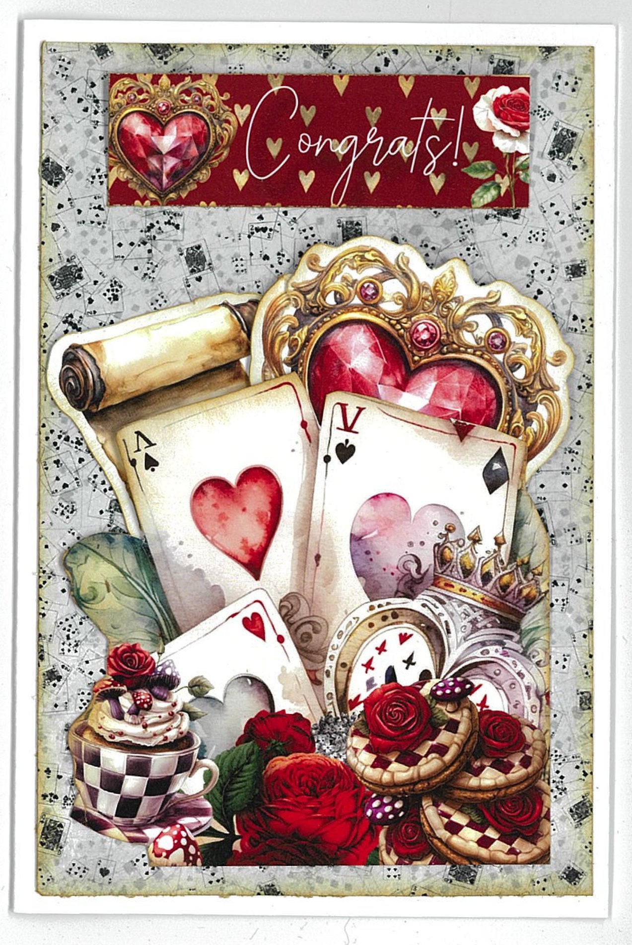 3 Quarter Designs - Red Queen Collection 6x4 Card Pack