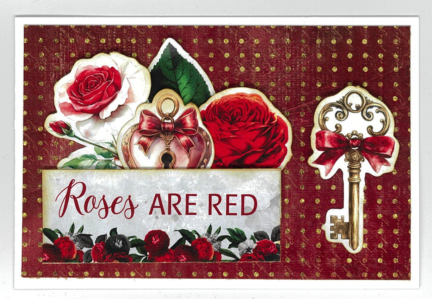 3 Quarter Designs - Red Queen Collection 6x4 Card Pack