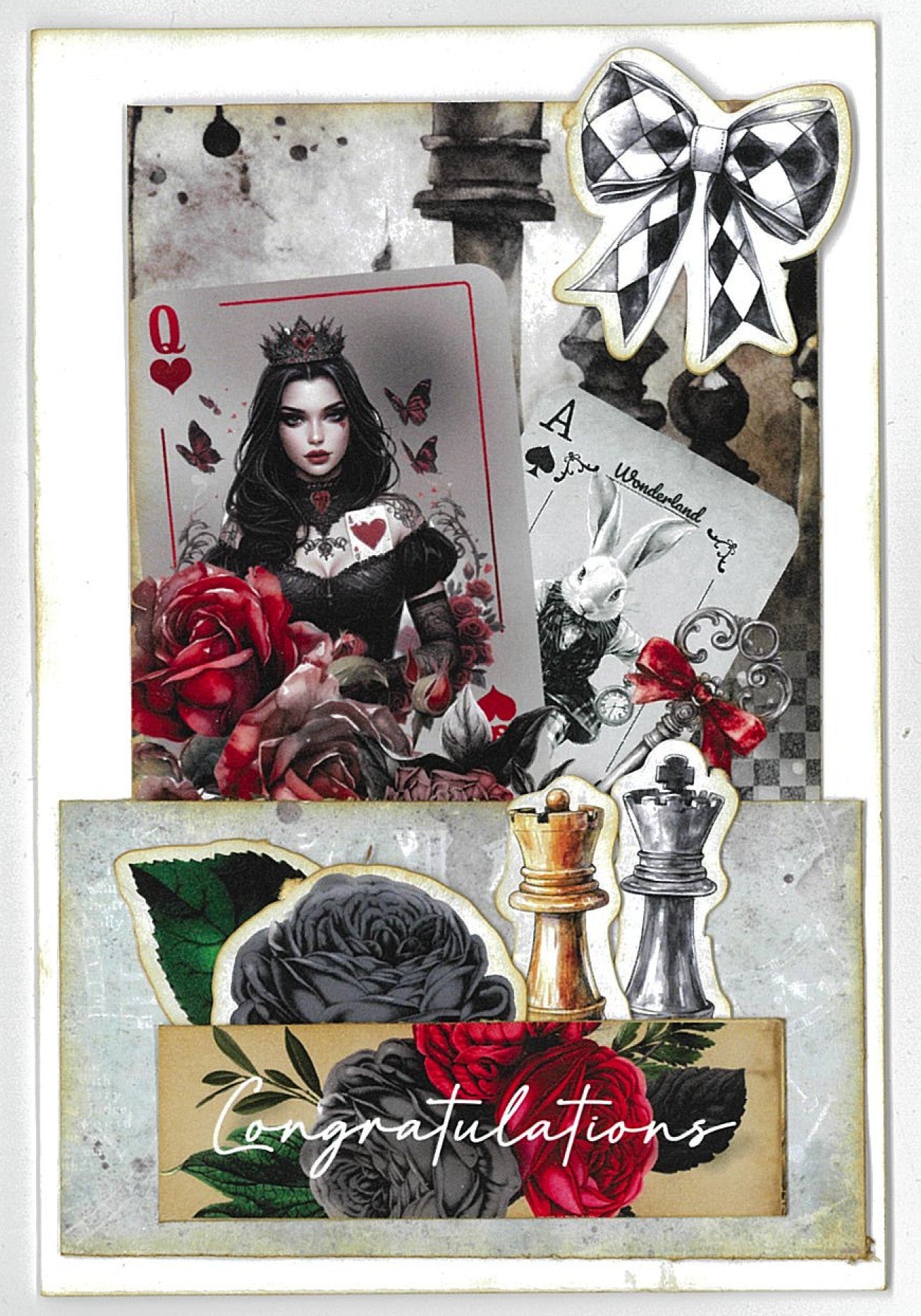 3 Quarter Designs - Red Queen Collection 6x4 Card Pack
