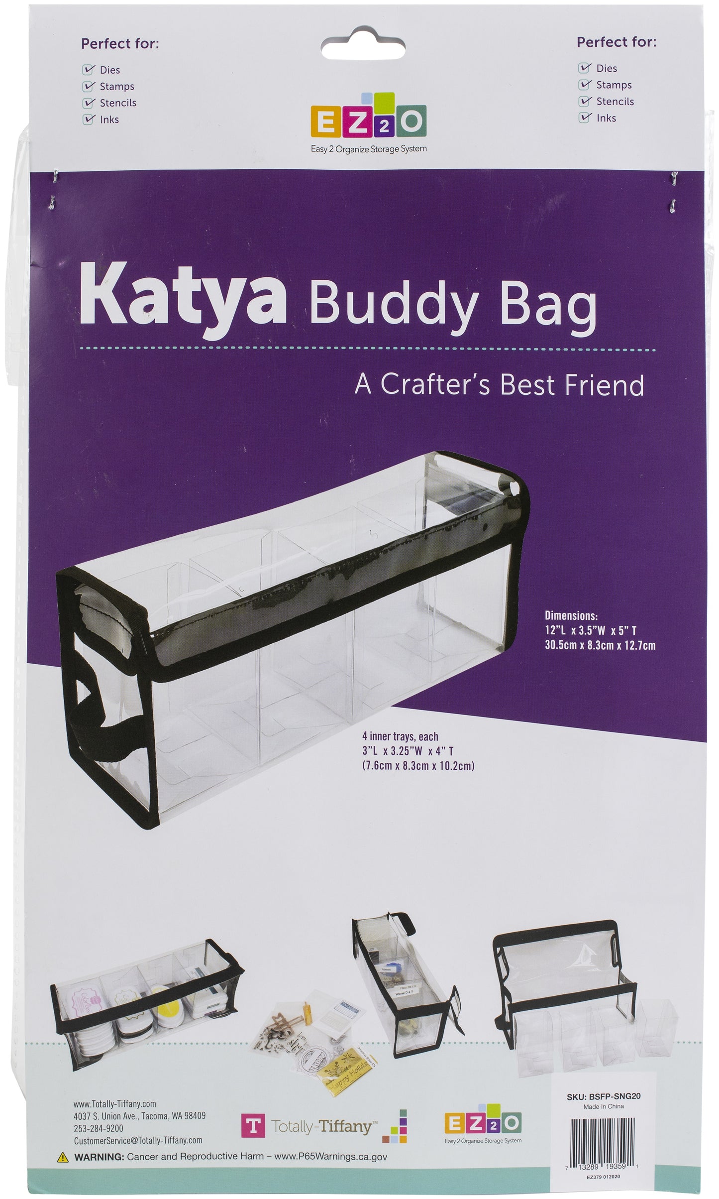 Totally - Tiffany Storage -Easy 2 Organize  Buddy Bag - Katya