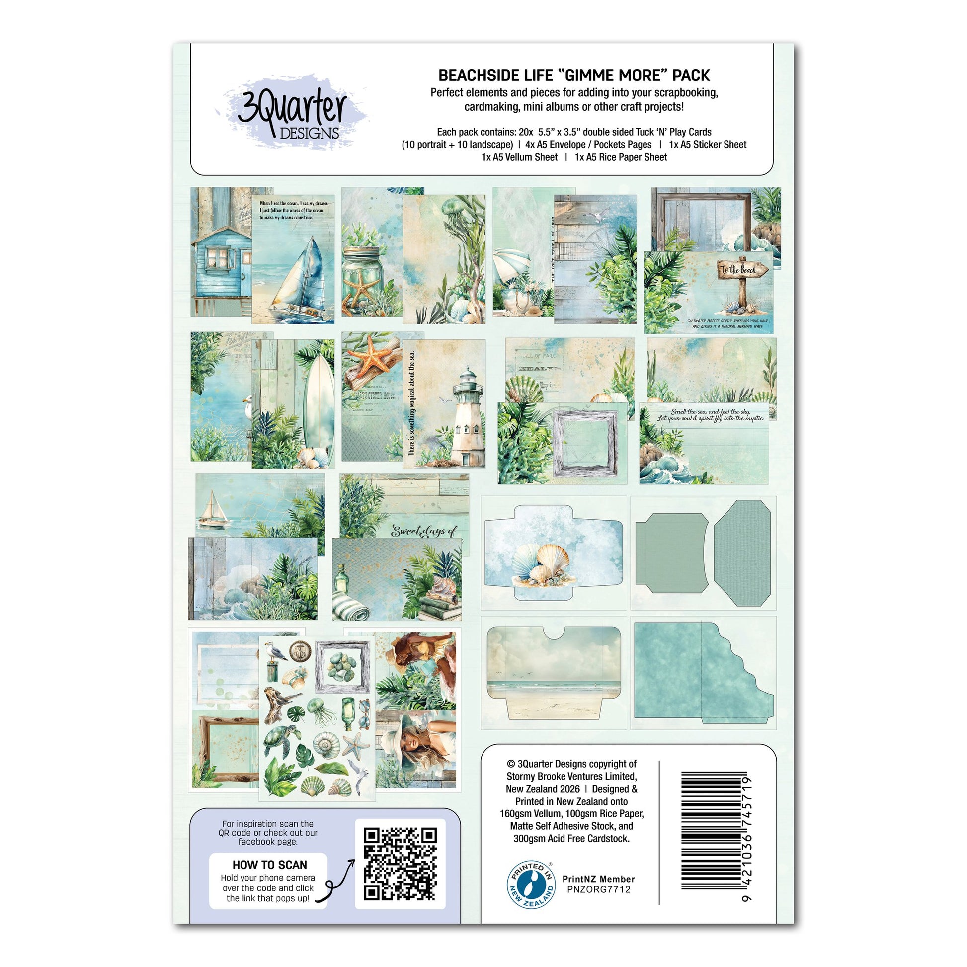 3 Quarter Designs - Beachside Life Gimme More Pack