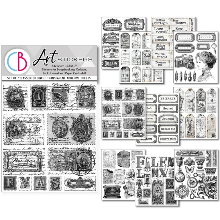 Mixed Media Stickers – Lithographs