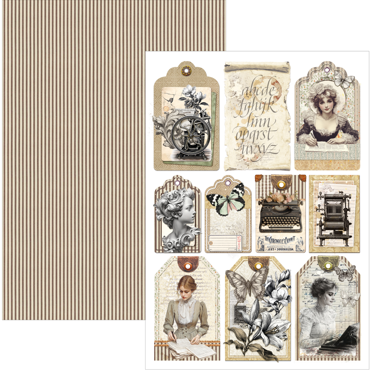 Ciao Bella - Typographic Creative Pad A4 9/Pkg