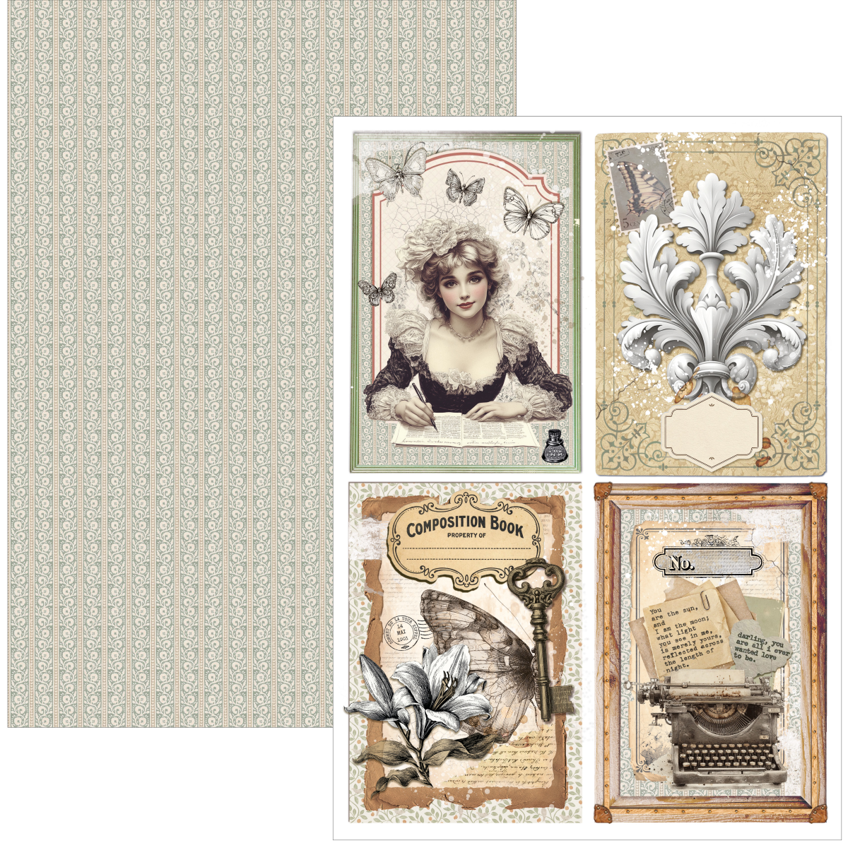 Ciao Bella - Typographic Creative Pad A4 9/Pkg