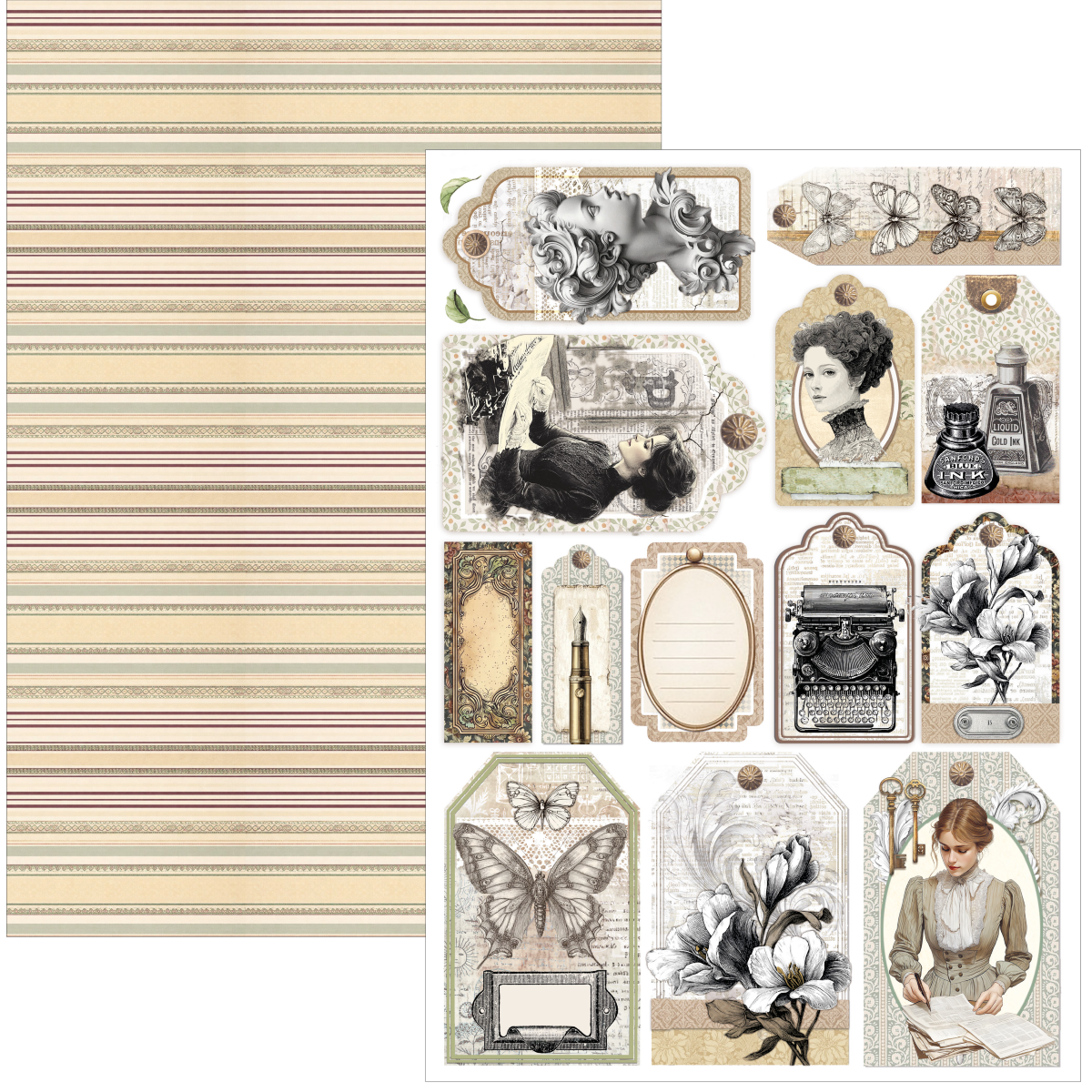 Ciao Bella - Typographic Creative Pad A4 9/Pkg
