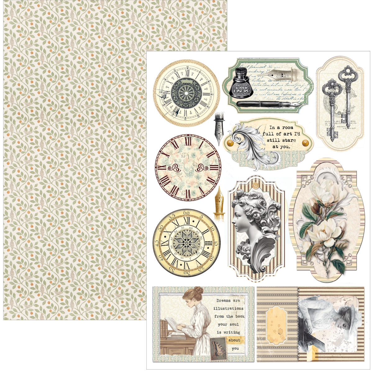 Ciao Bella - Typographic Creative Pad A4 9/Pkg