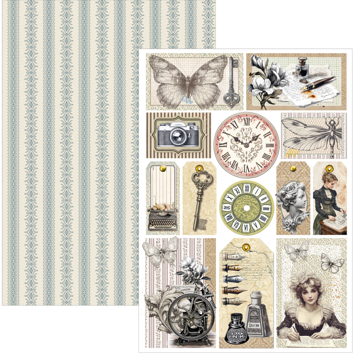 Ciao Bella - Typographic Creative Pad A4 9/Pkg