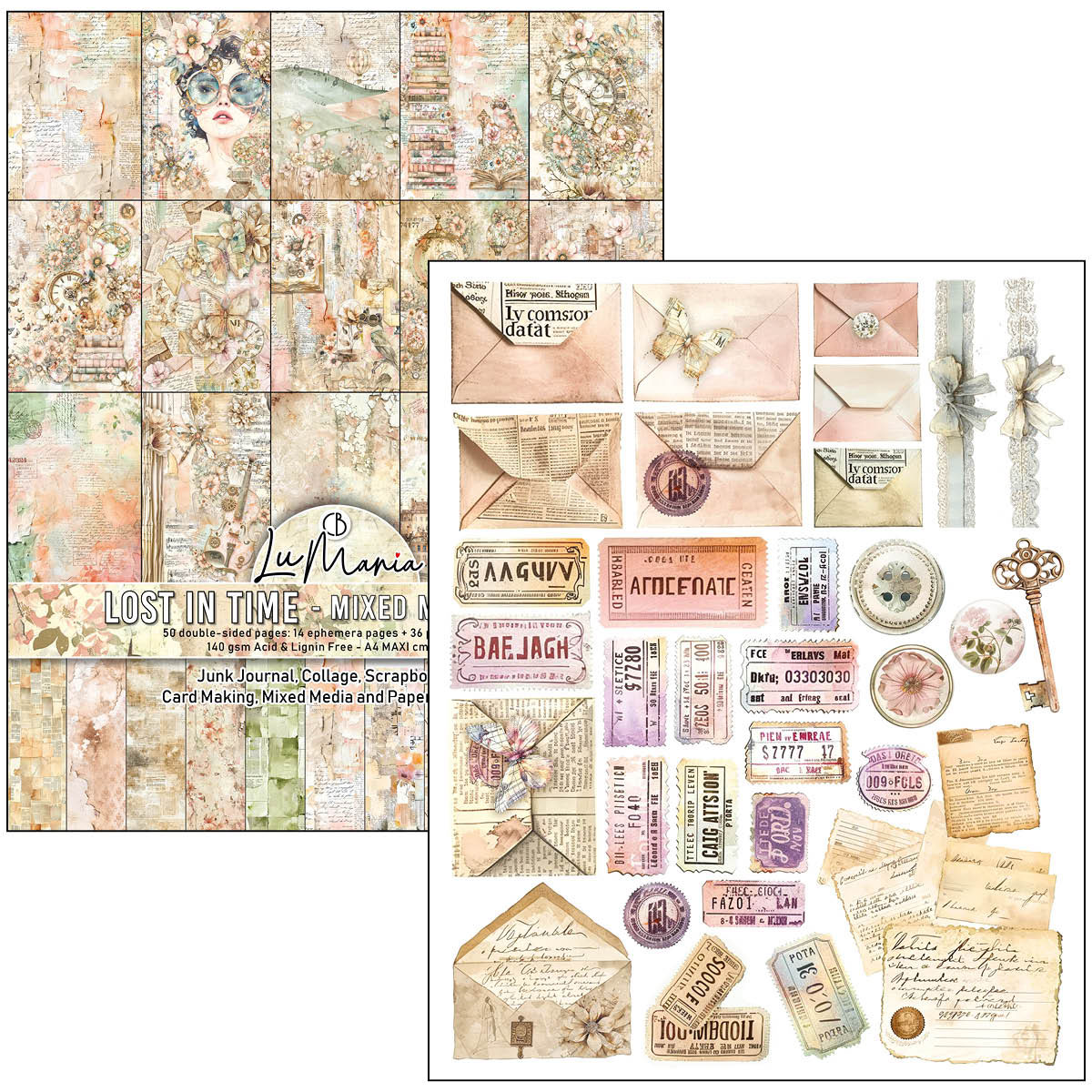 Ciao Bella - Mixed Media Book Lost In Time