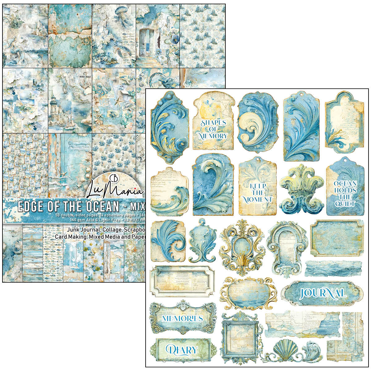 Ciao Bella - Mixed Media Book Edge Of The Ocean
