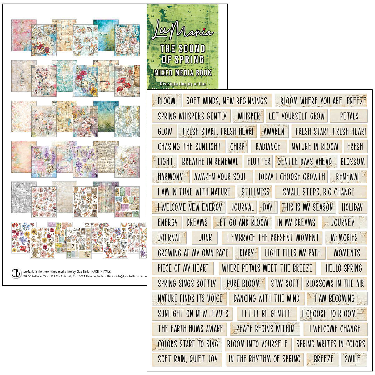Ciao Bella - Mixed Media Book The Sound Of Spring