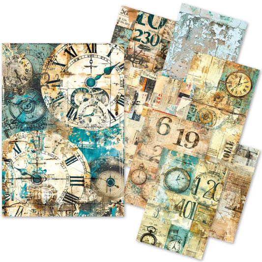 Ciao Bella - Tissue Papers A5 - 24 Sheets Fragments Of Time