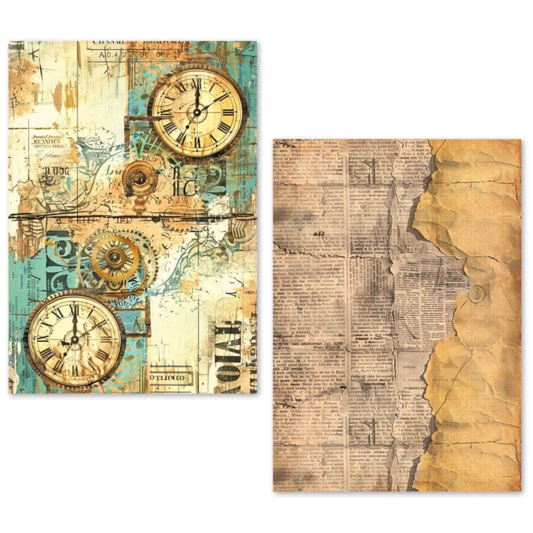 Ciao Bella - Tissue Papers A5 - 24 Sheets Fragments Of Time
