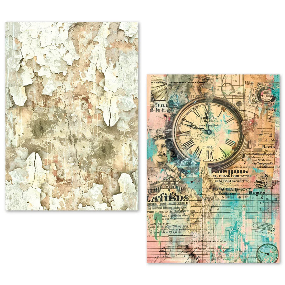 Ciao Bella - Tissue Papers A5 - 24 Sheets Fragments Of Time