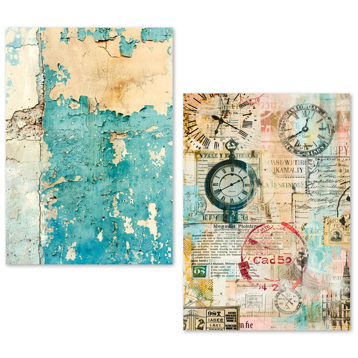 Ciao Bella - Tissue Papers A5 - 24 Sheets Fragments Of Time