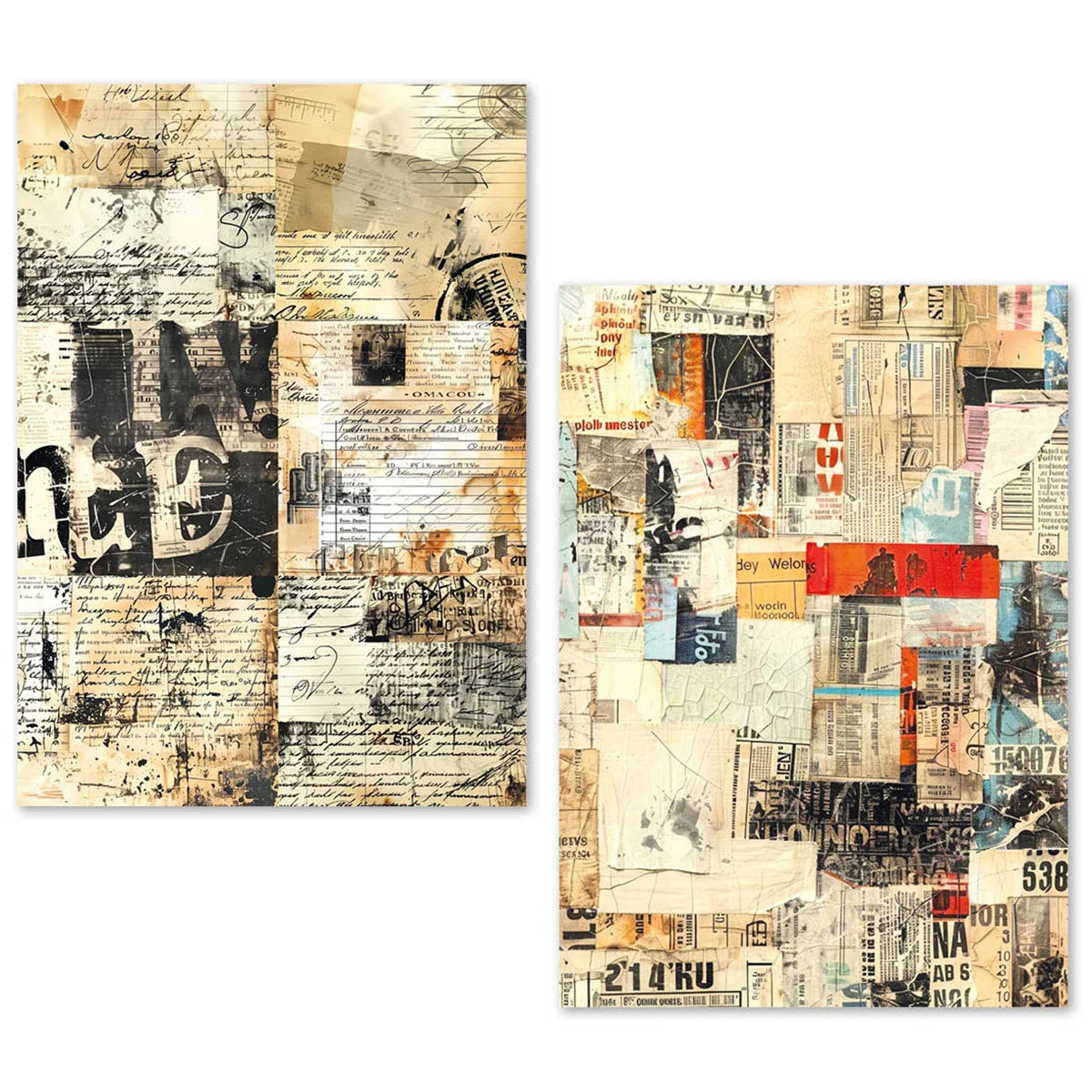 Ciao Bella - Tissue Papers A5 - 24 Sheets Fragments Of Time