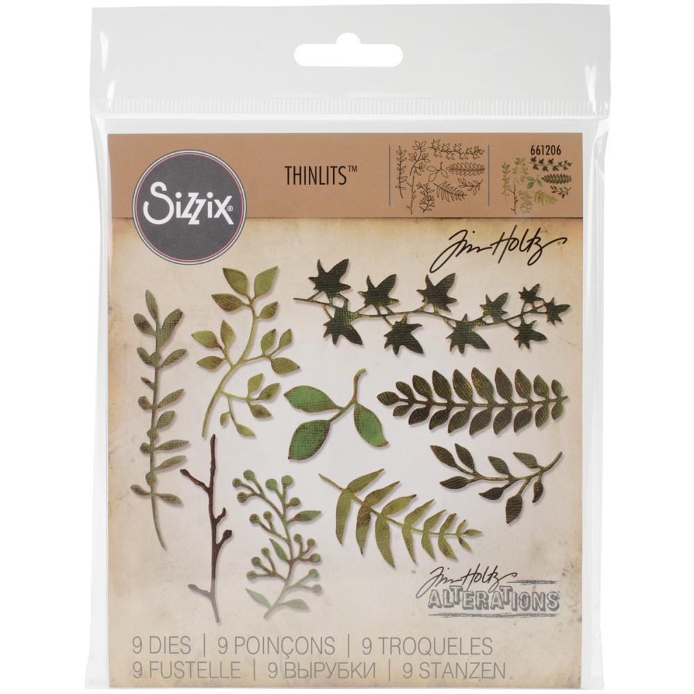 Sizzix - Thinlits - Garden Greens