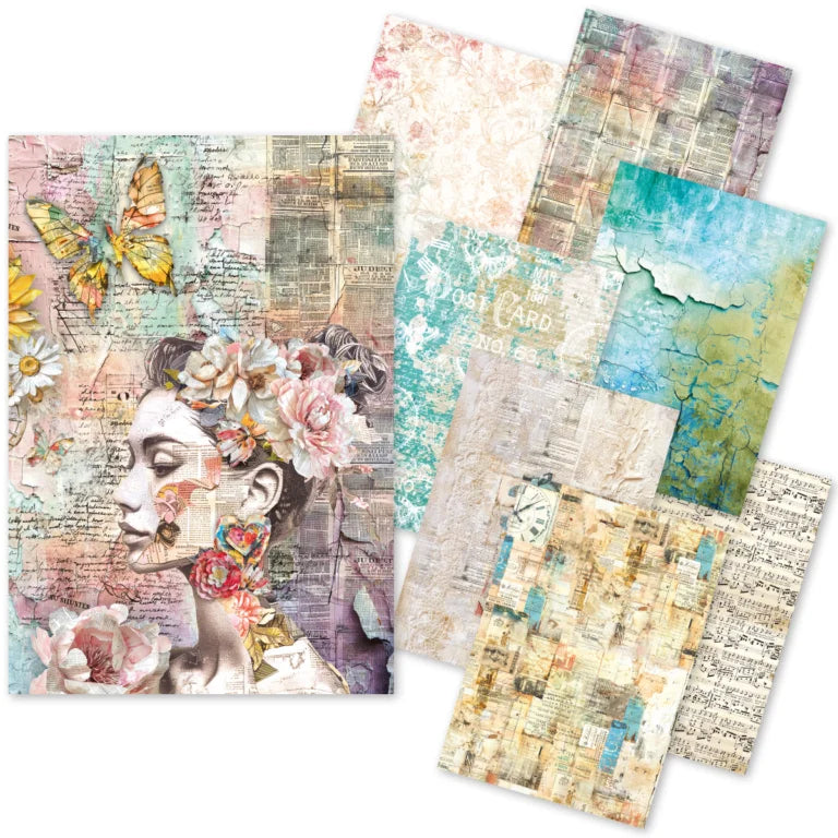 Ciao Bella - Rice Papers -A5 Set  -  Sound Of Spring