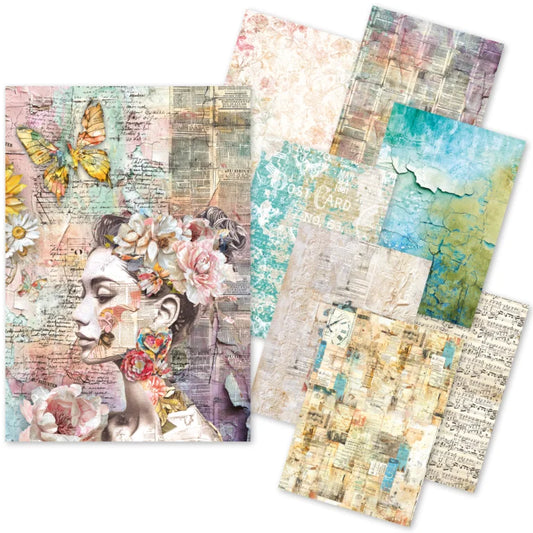Ciao Bella - Rice Papers -A5 Set  -  Sound Of Spring