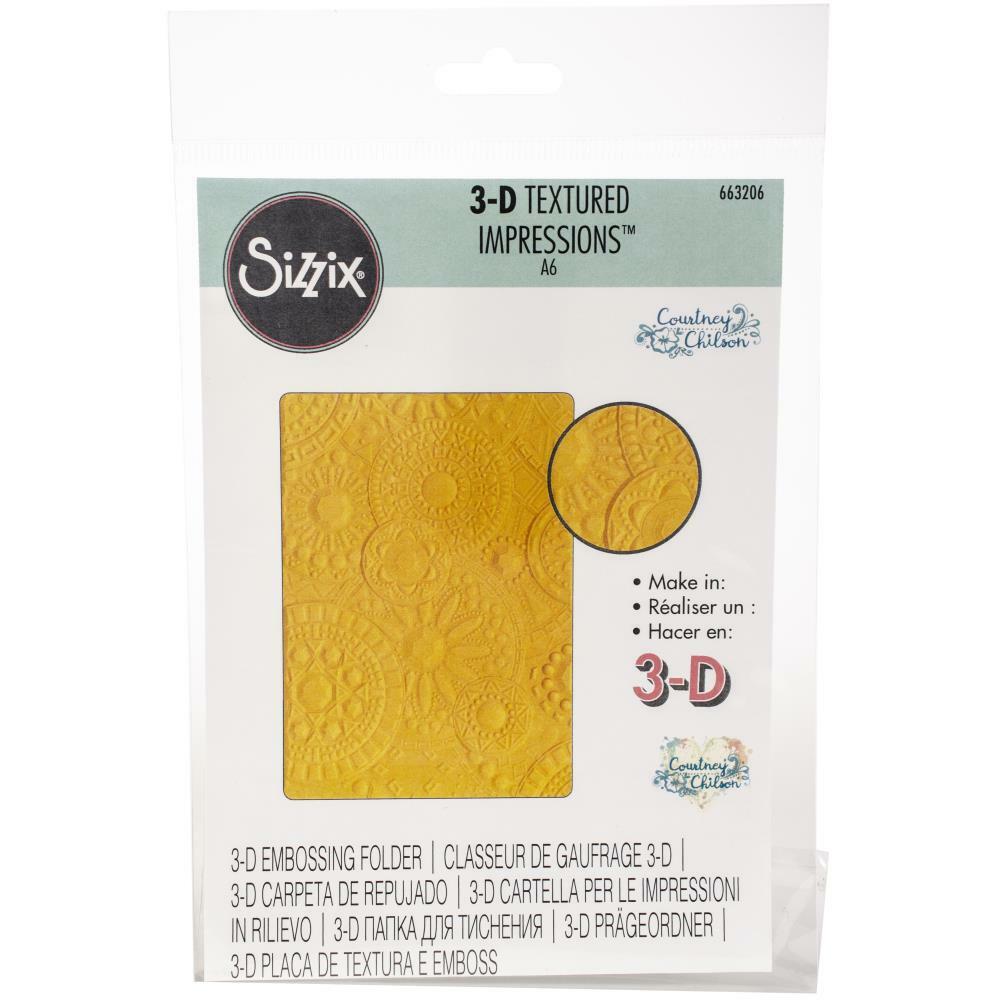 Custom Texture Impression Sizzix - 3D Texture Impressions - Mosaic Gems – 10Cats