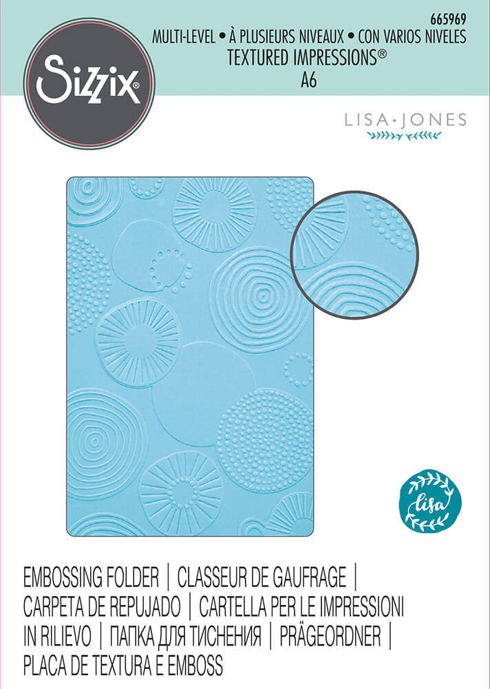 Custom Texture Impression Sizzix - 3D Texture Impressions - Abstract Rounds – 10Cats