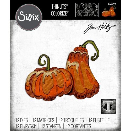 Sizzix - Thinlits - Pumpkin Duo Colorize