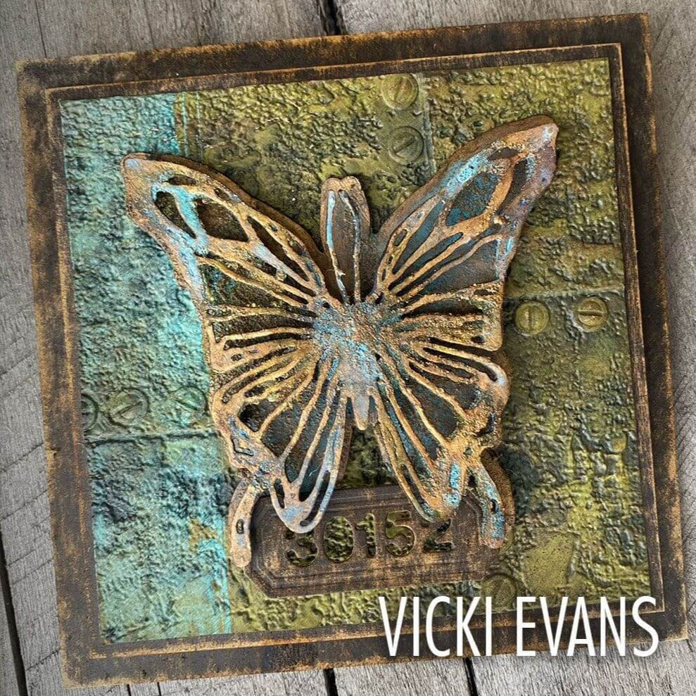 Sizzix - Thinlits - Vault Scribbly Butterfly