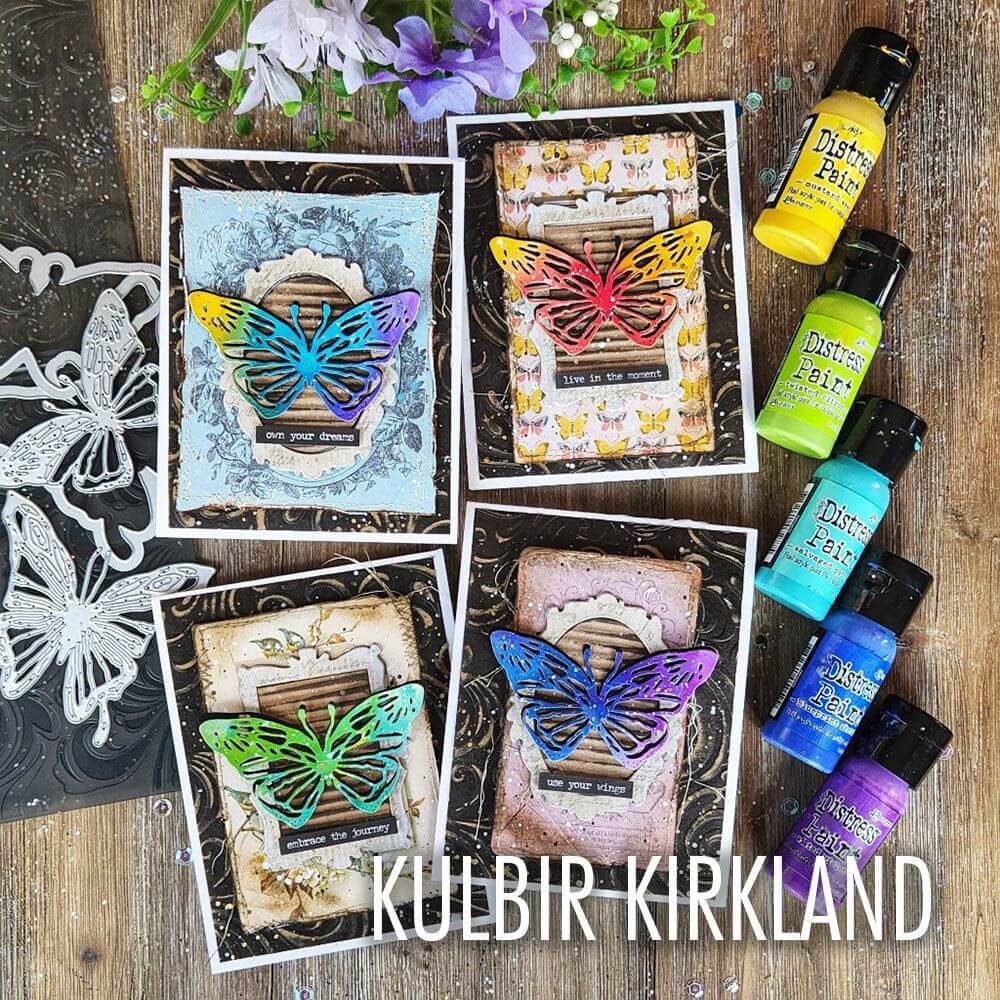 Sizzix - Thinlits - Vault Scribbly Butterfly