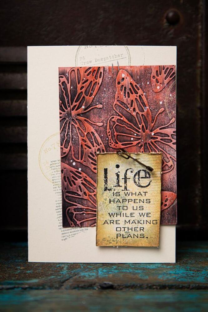Sizzix - Thinlits - Vault Scribbly Butterfly