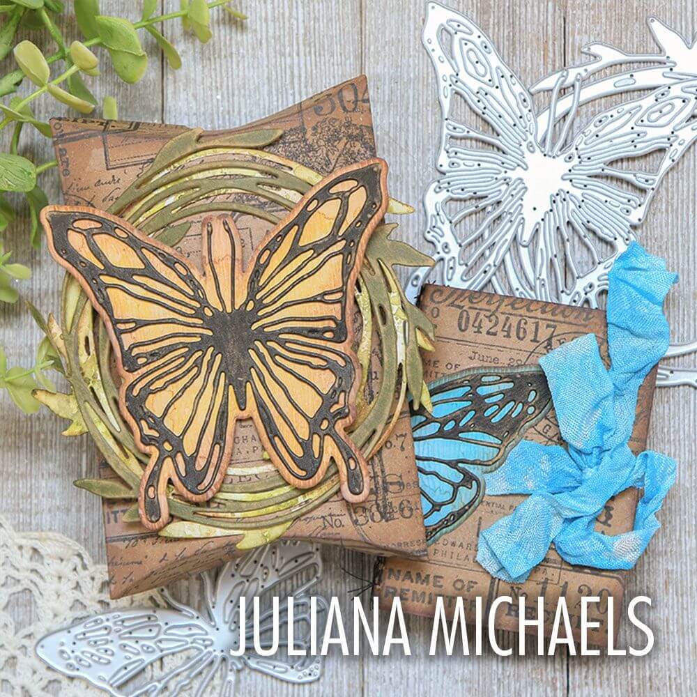 Sizzix - Thinlits - Vault Scribbly Butterfly