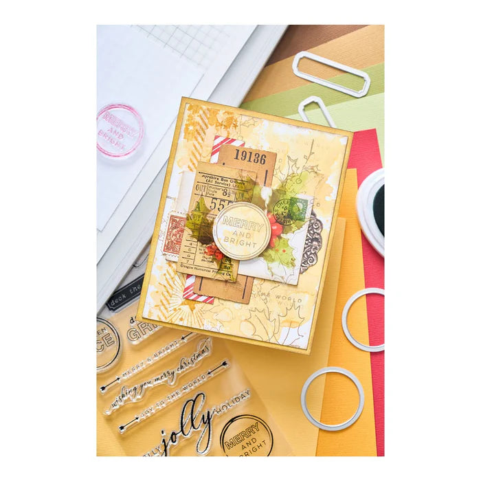 Sizzix - Clear Stamp Jolly Sentiments