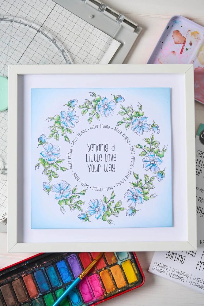 Sizzix - Clear Stamp - Sending A Little Love