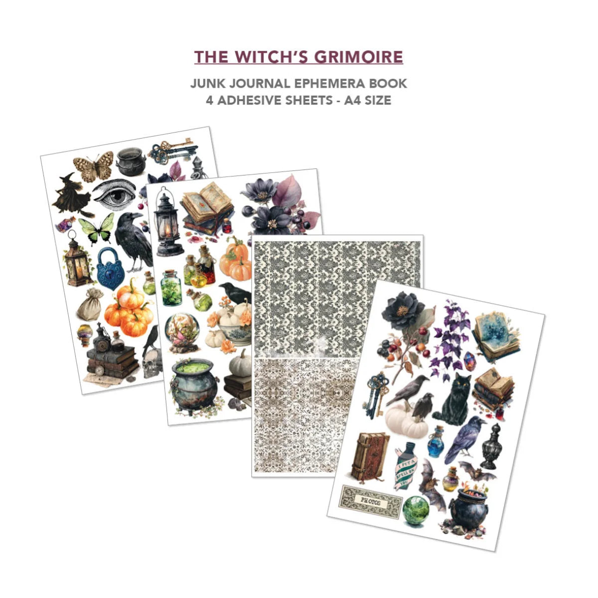 Ciao Bella - Junk Journal & Ephemera Book - The Witch's Grimoire