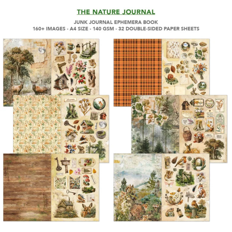 Ciao Bella - Junk Journal & Ephemera Book - The Nature Journal