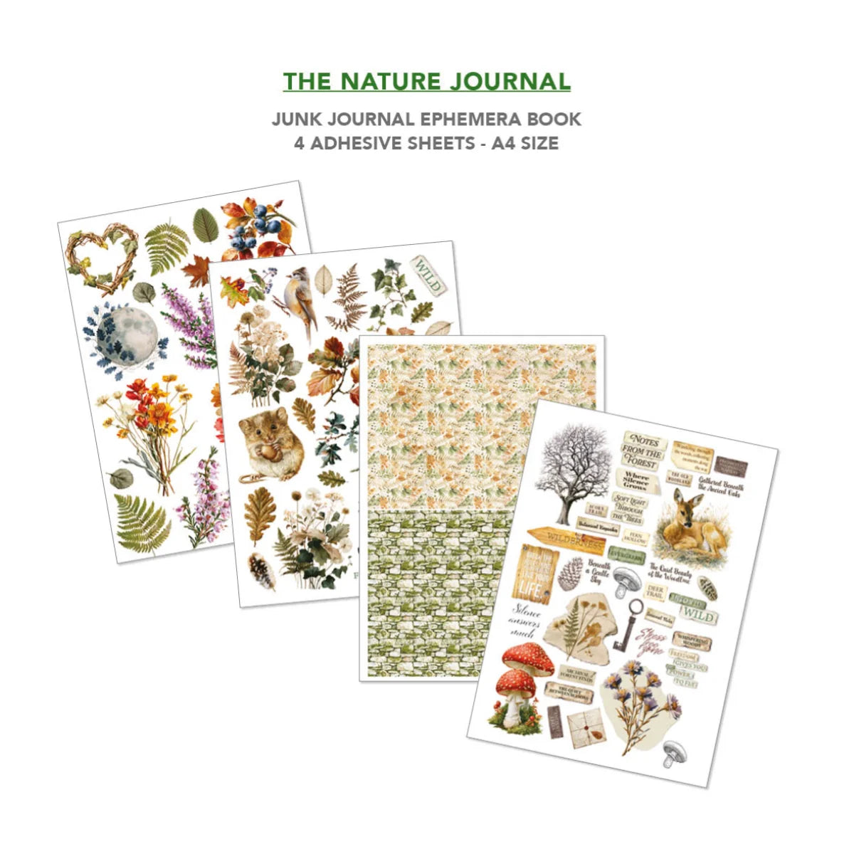 Ciao Bella - Junk Journal & Ephemera Book - The Nature Journal