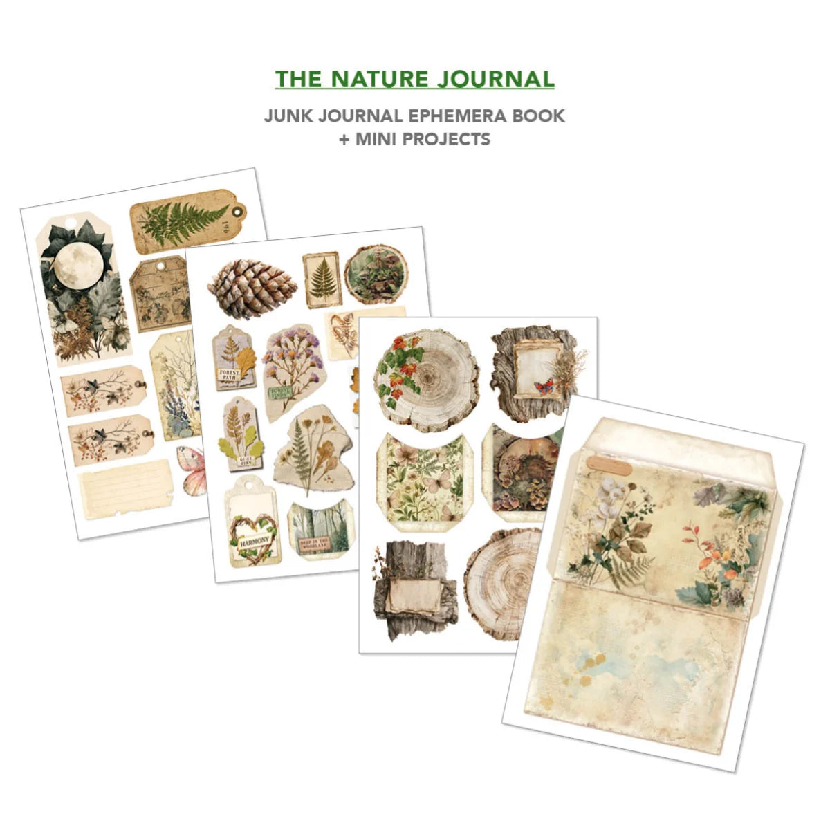 Ciao Bella - Junk Journal & Ephemera Book - The Nature Journal