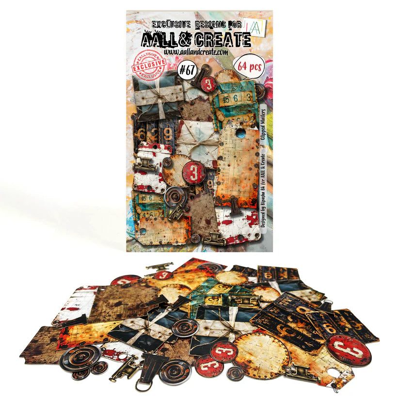 AALL & CREATE - Ephemera Die Cuts  - Clipped Mailers #67