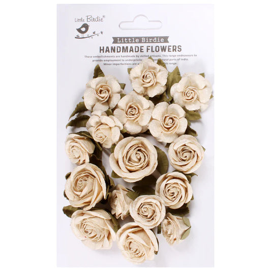 Little Birdie - Handmade Flowers Fiona - Ivory