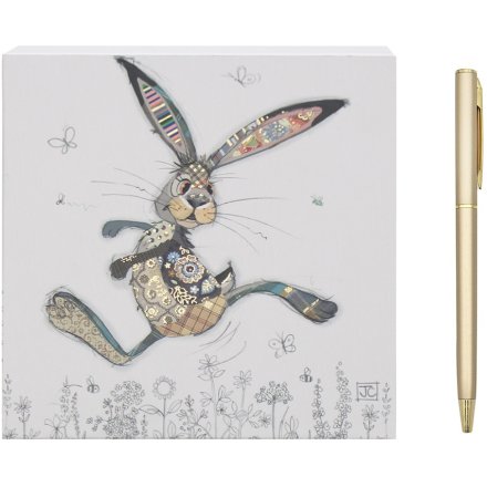 Bug Art Memo Pad & Pen hesper Hare
